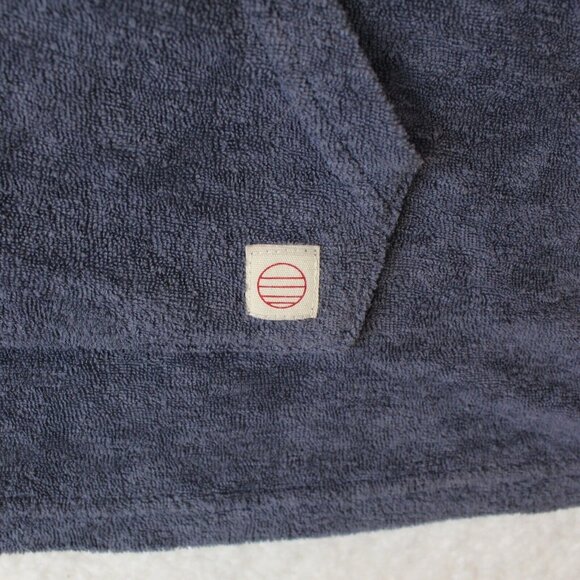 Marine Layer Baja Hoodie Sweatshirt Terry Out Mens XL Blue Long Sleeve Beach - Picture 4 of 5